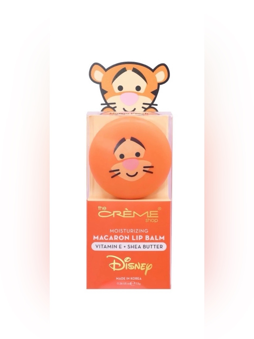 The Crème Shop X Disney Mango Peach Macaron Lip Balm